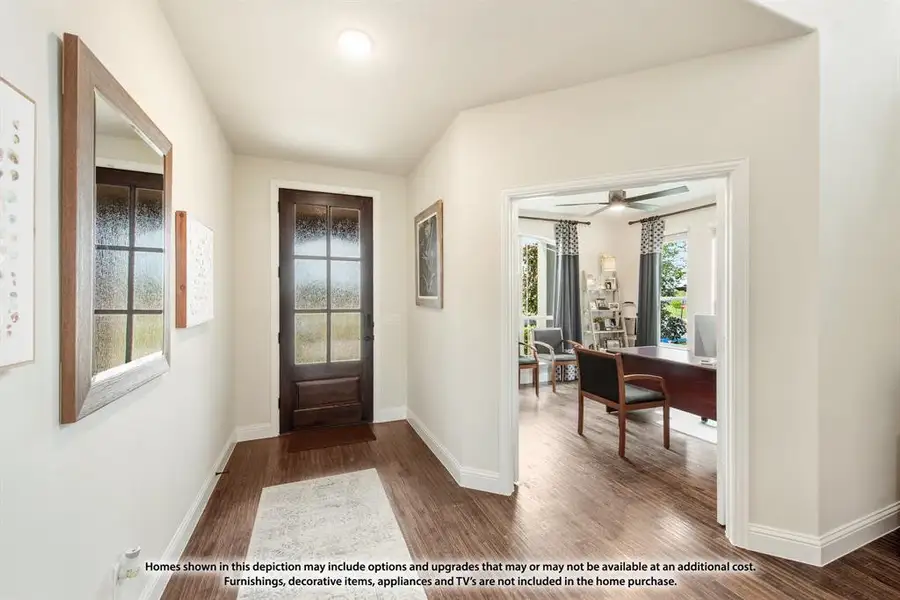 Furnished interior view inside a new home in Hunters Ridge, Crowley (Image 8). Furnished interior view inside a new home in Hunters Ridge, Crowley (Image 8).