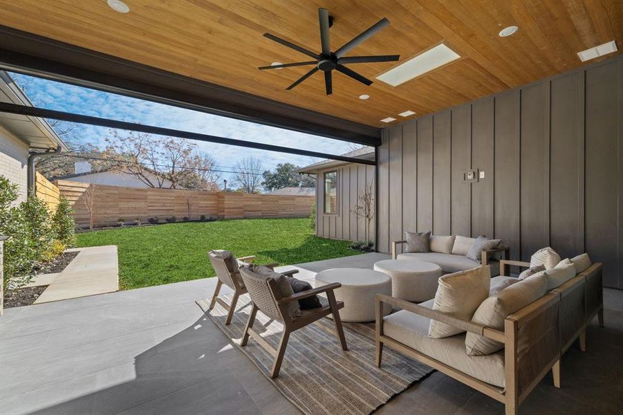 Exterior details and patio area of a home in , Farmers Branch (Image 3). Exterior details and patio area of a home in , Farmers Branch (Image 3).