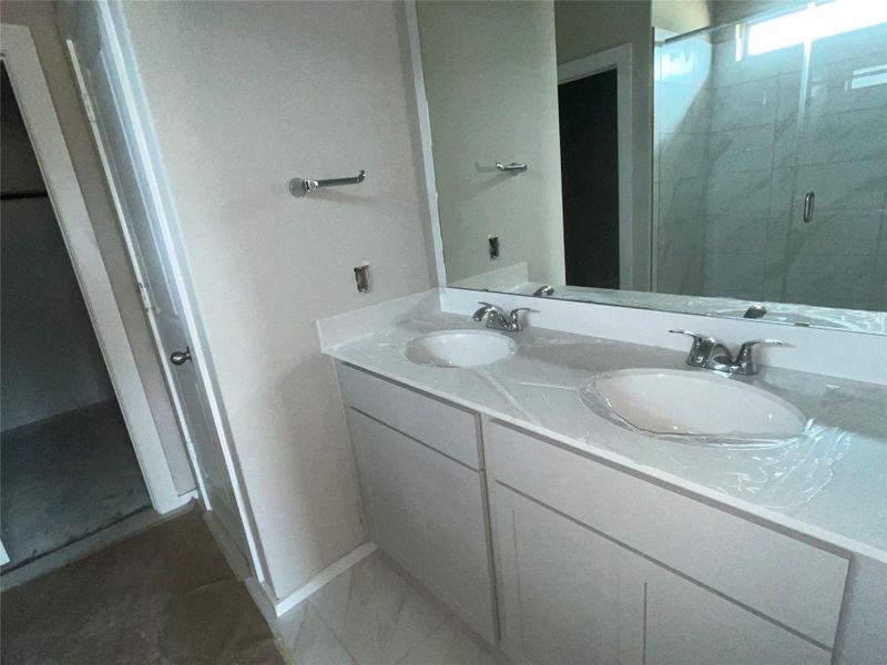 Close-up of interior finishes inside a home in Laurel Landing, Alvin (Image 4).