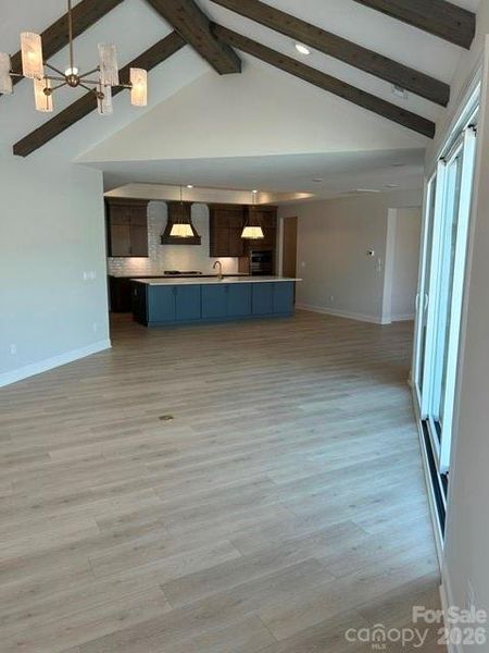 Spacious, unfurnished interior of a new home in The Courtyards at Hodges Farm, Charlotte (Image 26).