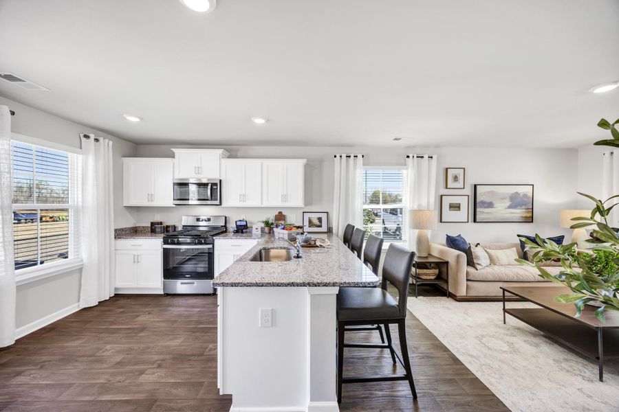 Furnished interior view inside a new home in The Park at Wilkinson, Orangeburg (Image 13).