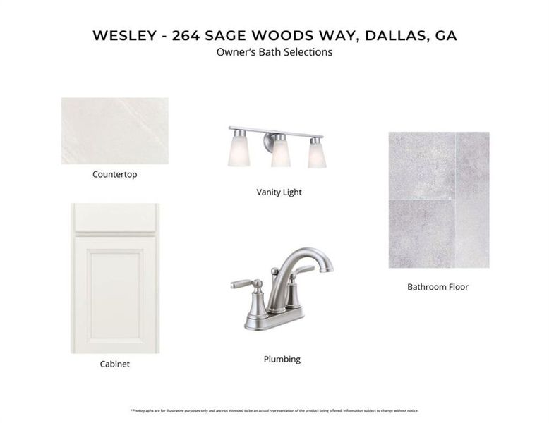 Sample of building materials used in homes in Sage Woods, Dallas (Image 3).