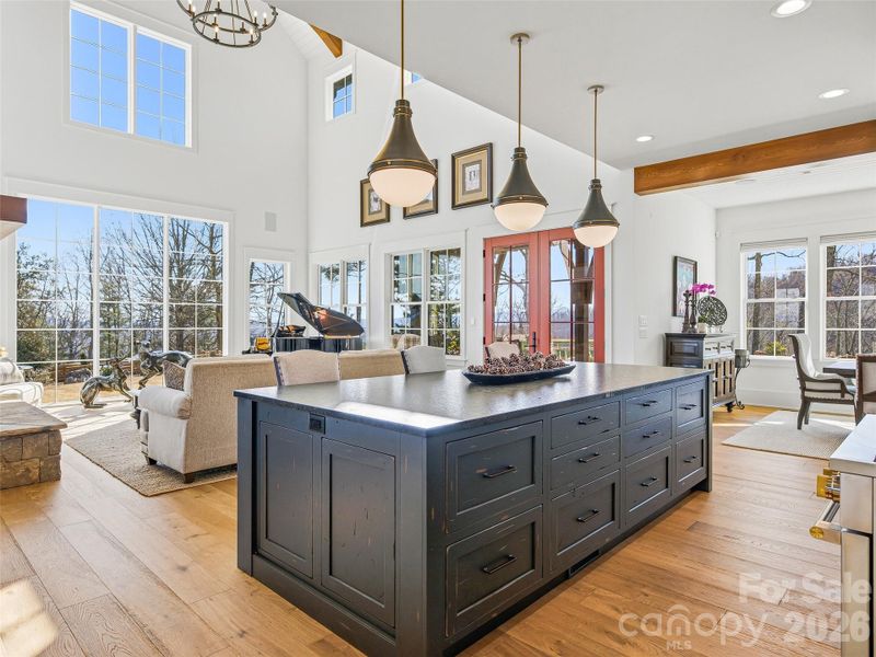 Furnished interior view inside a new home in , Asheville (Image 15).