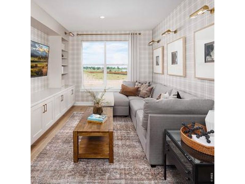 Furnished interior view inside a new home in , Timnath (Image 8).