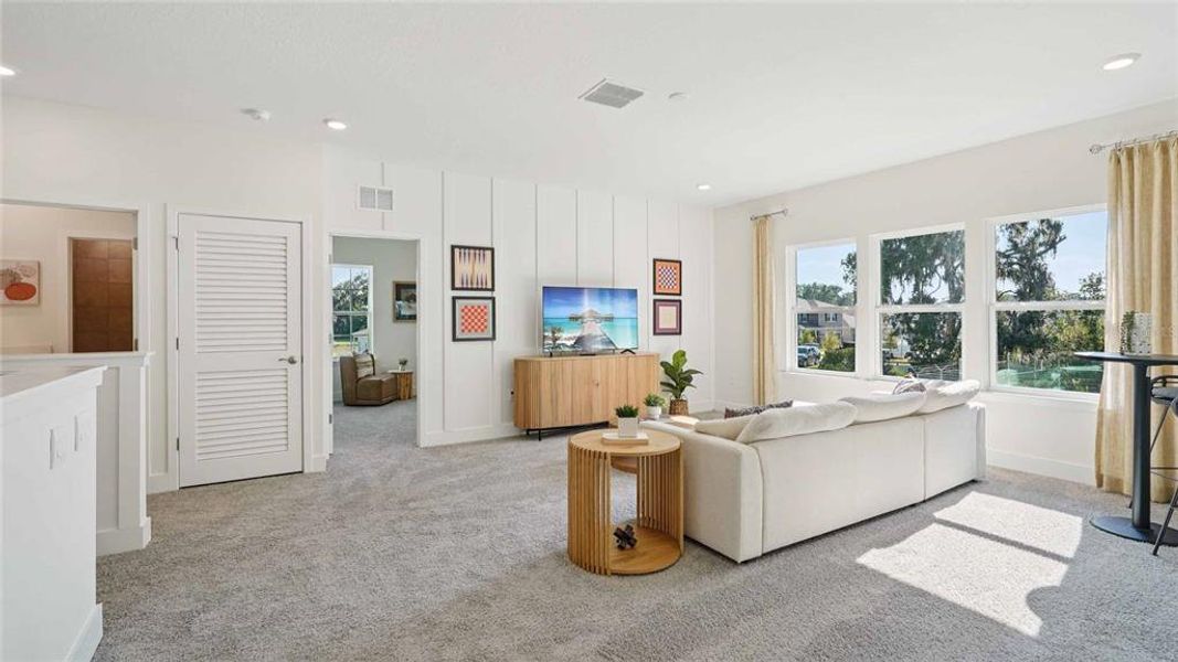 Furnished interior view inside a new home in Buchanan Trails, Newberry (Image 4).