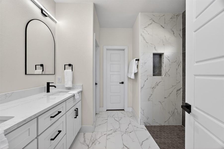 Furnished interior view inside a new home in , Fort Worth (Image 27).