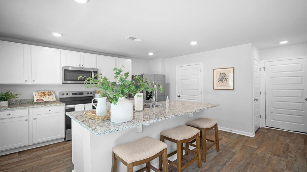 Furnished interior view inside a new home in Holly Oaks, Statesboro (Image 18).