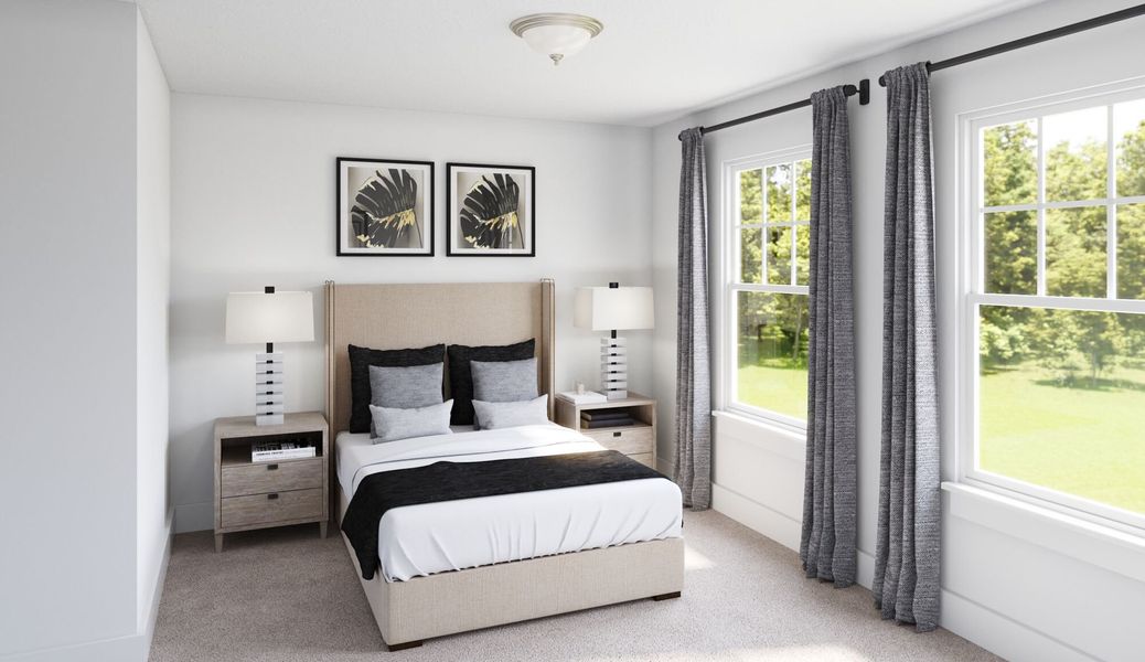 Representative furnished interior of a home built from the Highlands by Mattamy Homes in Cardinal Landing, Coats (Image 11).