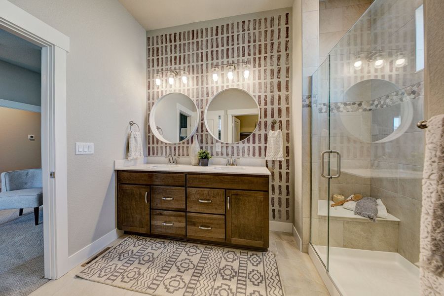 Representative furnished interior of a home built from the The Devon by Landmark Homes in The Lakes at Centerra, Loveland (Image 19). Representative furnished interior of a home built from the The Devon by Landmark Homes in The Lakes at Centerra, Loveland (Image 19).