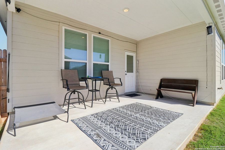 Exterior details and patio area of a home in Dove Song, Marion (Image 22). Exterior details and patio area of a home in Dove Song, Marion (Image 22).