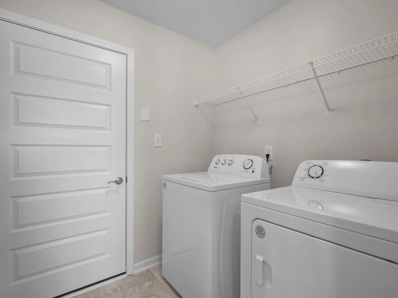 Representative furnished interior of a home built from the Pamlico A by JC Jackson Homes,LLC in Heritage Pointe, Newport (Image 7).