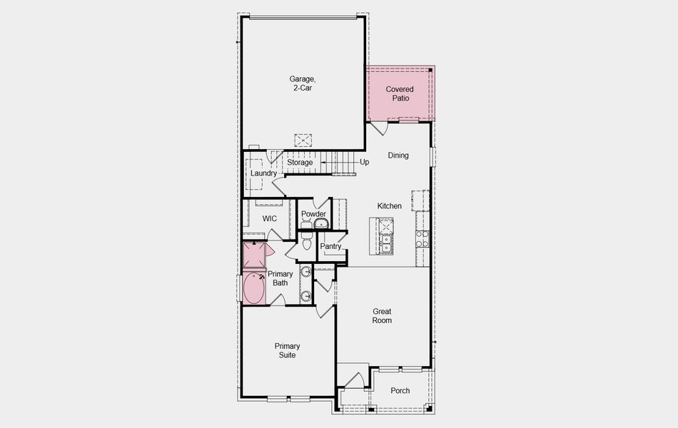 2D floor plan layout of this home in Cross Creek Meadows 40s, Celina, TX (Image 5). 2D floor plan layout of this home in Cross Creek Meadows 40s, Celina, TX (Image 5).