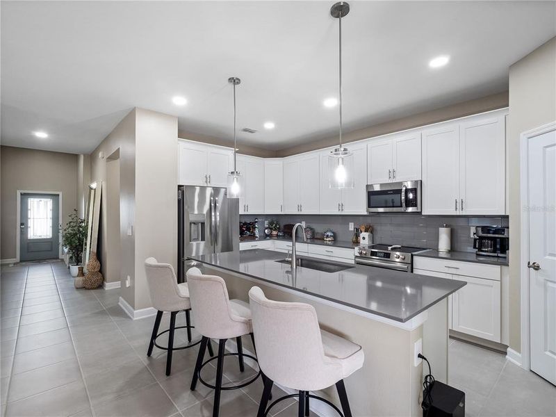 Furnished interior view inside a new home in , Davenport (Image 8).