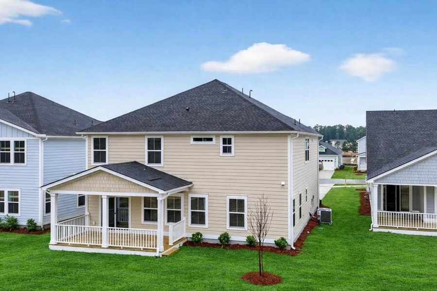 Exterior details and patio area of a home in , Summerville (Image 27). Exterior details and patio area of a home in , Summerville (Image 27).