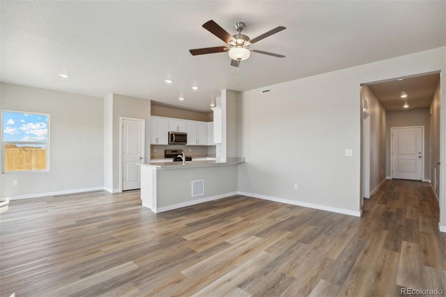 Spacious, unfurnished interior of a new home in Bennett Ranch, Bennett (Image 13). Spacious, unfurnished interior of a new home in Bennett Ranch, Bennett (Image 13).