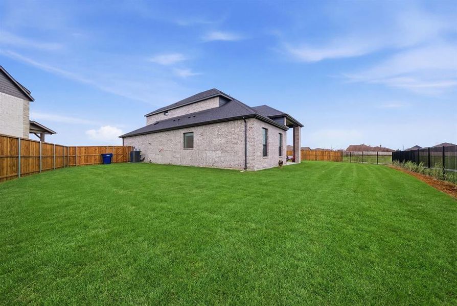 Exterior details and patio area of a home in , Royse City (Image 3). Exterior details and patio area of a home in , Royse City (Image 3).
