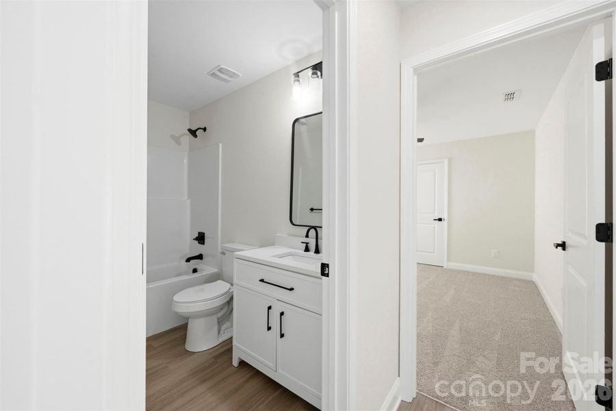 Furnished interior view inside a new home in , Albemarle (Image 15).