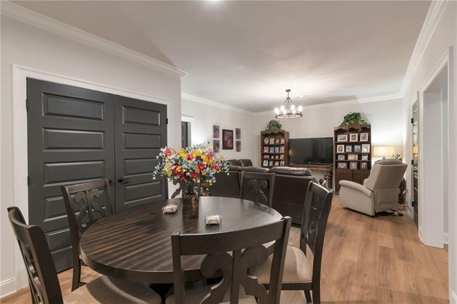 Furnished interior view inside a new home in , Dacula (Image 20).
