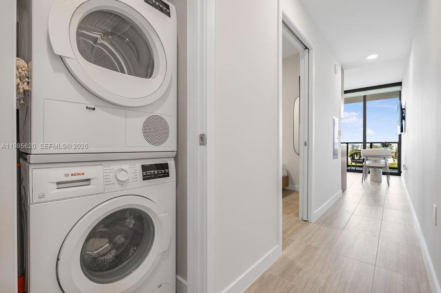 Furnished interior view inside a new home in , Miami Beach (Image 13). Furnished interior view inside a new home in , Miami Beach (Image 13).