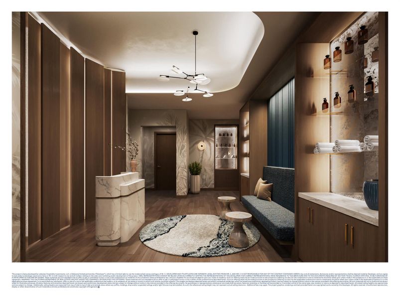 Furnished interior view inside a new home in , West Palm Beach (Image 2).