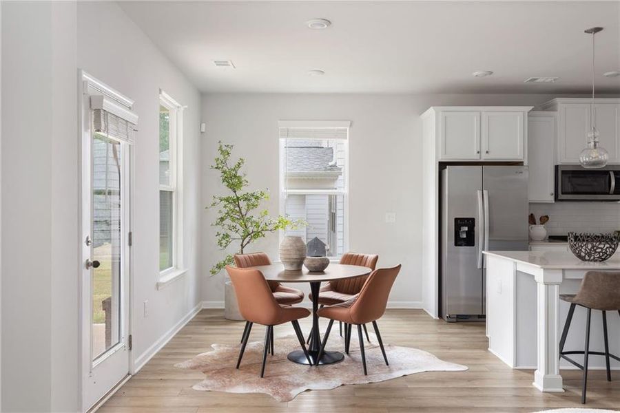 Furnished interior view inside a new home in Twin Shoals, Atlanta (Image 7).