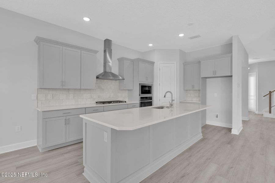 Furnished interior view inside a new home in Crosswinds at Nocatee, Nocatee (Image 14).