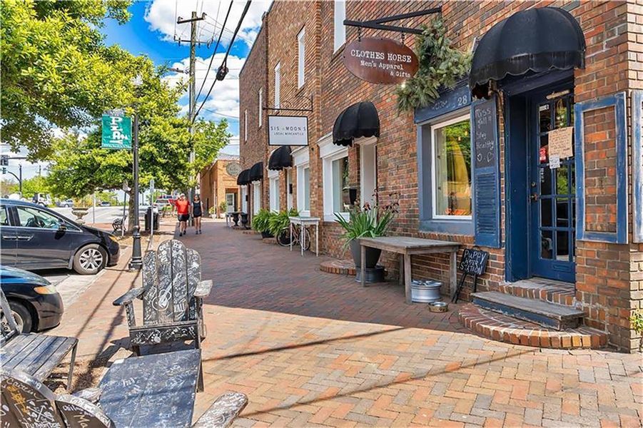 Front exterior of a new home in , Roswell, GA, highlighting curb appeal (Image 30).
