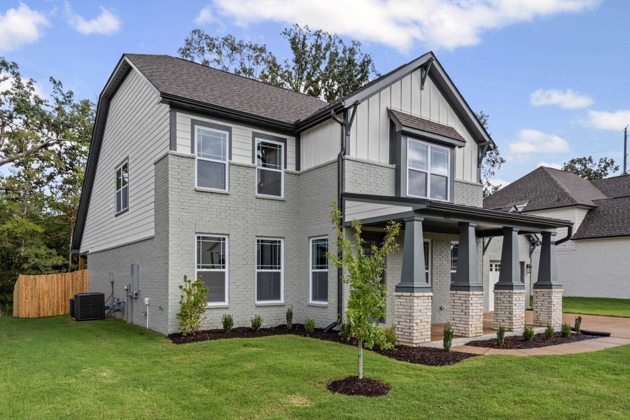 Front exterior of a home in the Georgetown community, located in Collierville, TN (Image 9).