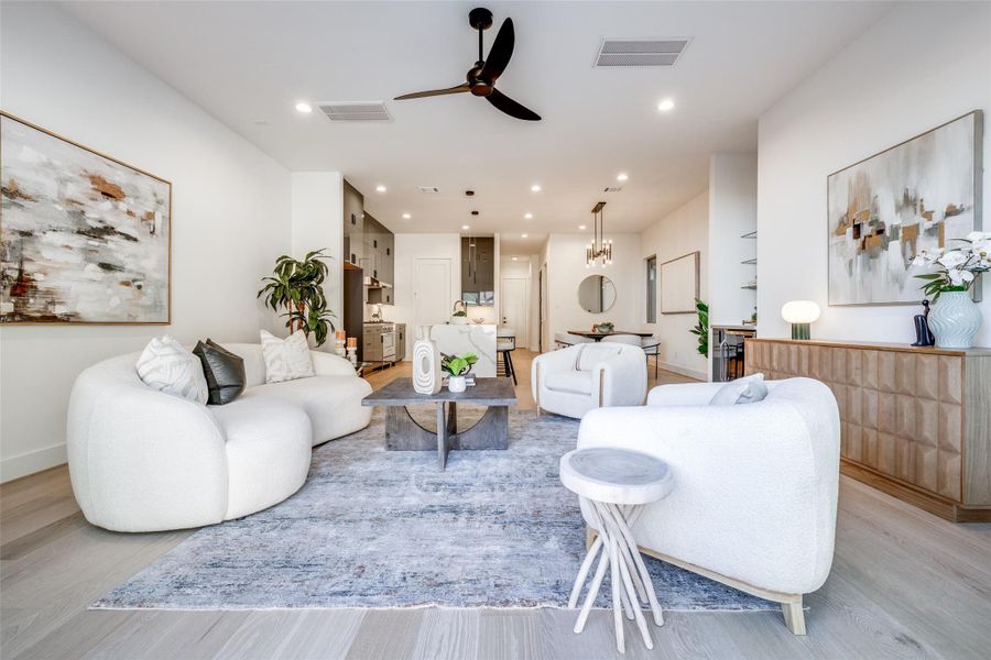 Furnished interior view inside a new home in , Houston (Image 42). Furnished interior view inside a new home in , Houston (Image 42).