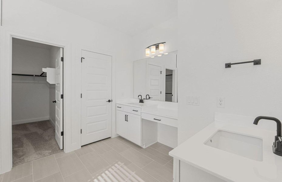 Furnished interior view inside a new home in Santa Rita Ranch, Liberty Hill (Image 11).