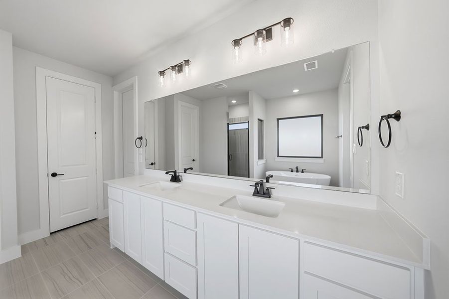 Furnished interior view inside a new home in The Homestead - 62', Rockwall (Image 11).