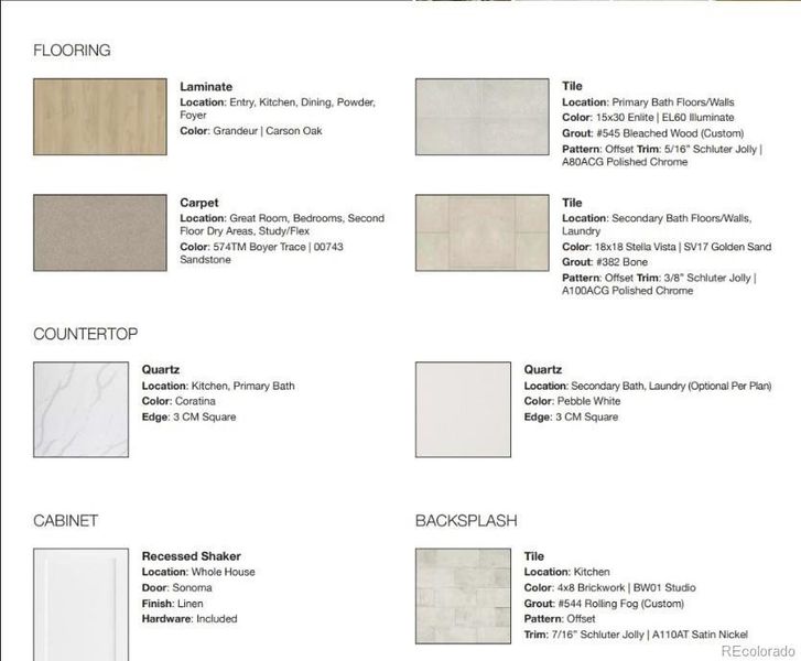 Design Selections. Home is under construction and selections are subject to change. Design Selections. Home is under construction and selections are subject to change.