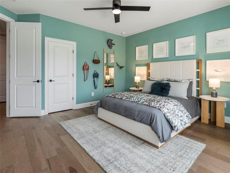 Furnished interior view inside a new home in , Suwanee (Image 40).