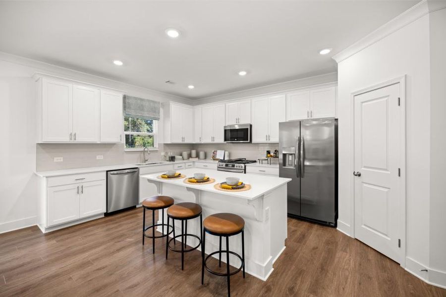 Furnished interior view inside a new home in Wellington Estates, Madison (Image 4).