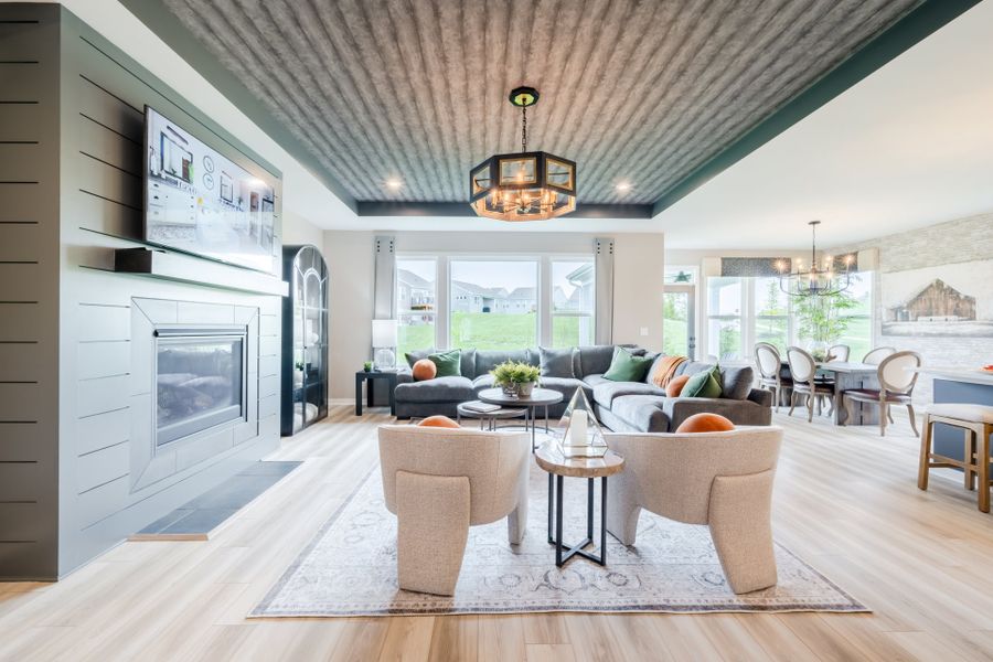 Representative furnished interior of a home built from the Calvin by Fischer Homes in Twin Lakes, Hoschton (Image 30). Representative furnished interior of a home built from the Calvin by Fischer Homes in Twin Lakes, Hoschton (Image 30).