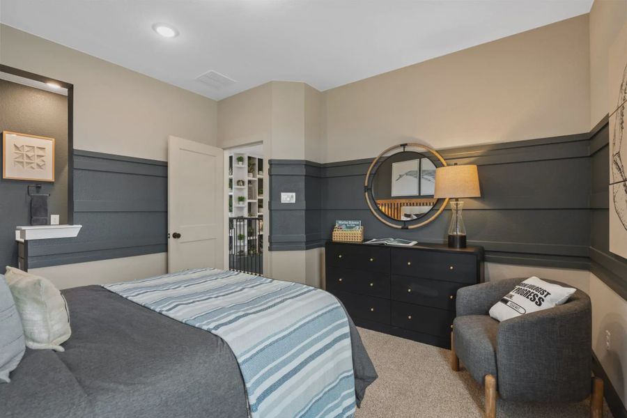Furnished interior view inside a new home in Westland Ranch, League City (Image 52).