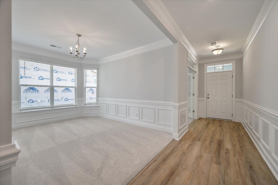 Spacious, unfurnished interior of a new home in Parker's Preserve, Ridgeville (Image 41).