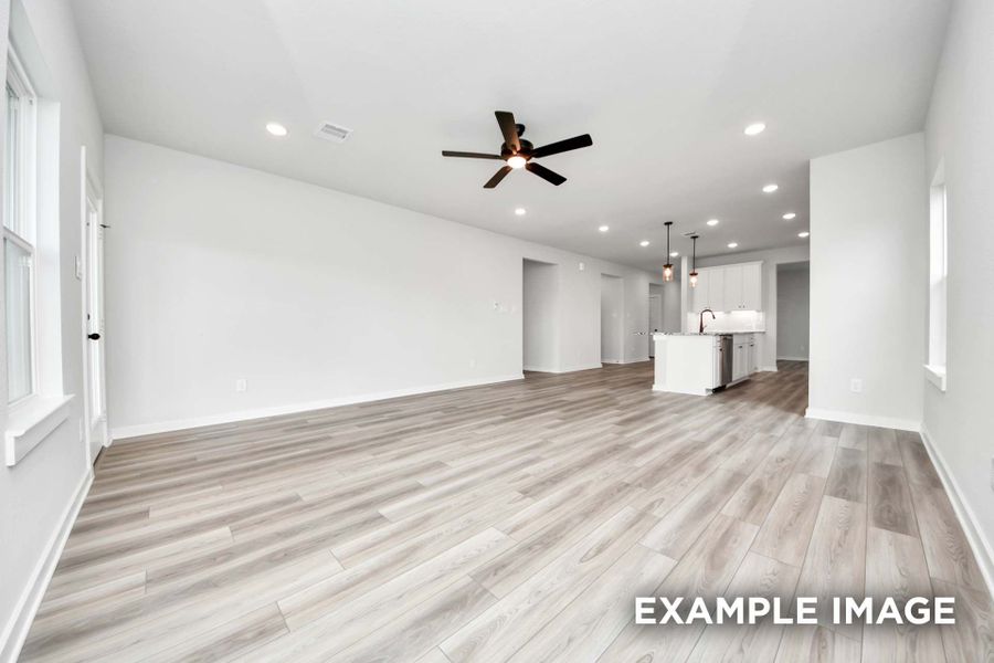 Representative unfurnished interior of a home built from the The Sorrento E by Davidson Homes LLC in Sundance Cove, Crosby (Image 36). Representative unfurnished interior of a home built from the The Sorrento E by Davidson Homes LLC in Sundance Cove, Crosby (Image 36).
