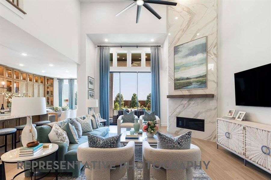 Furnished interior view inside a new home in Quail Hollow, Rockwall (Image 28).