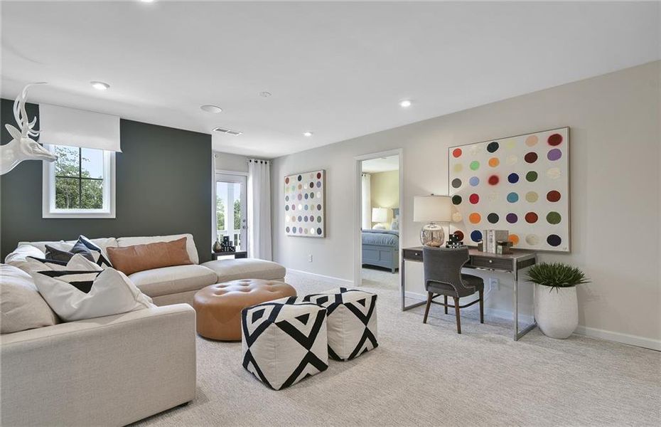 Furnished interior view inside a new home in Oakwood, Cumming (Image 31).
