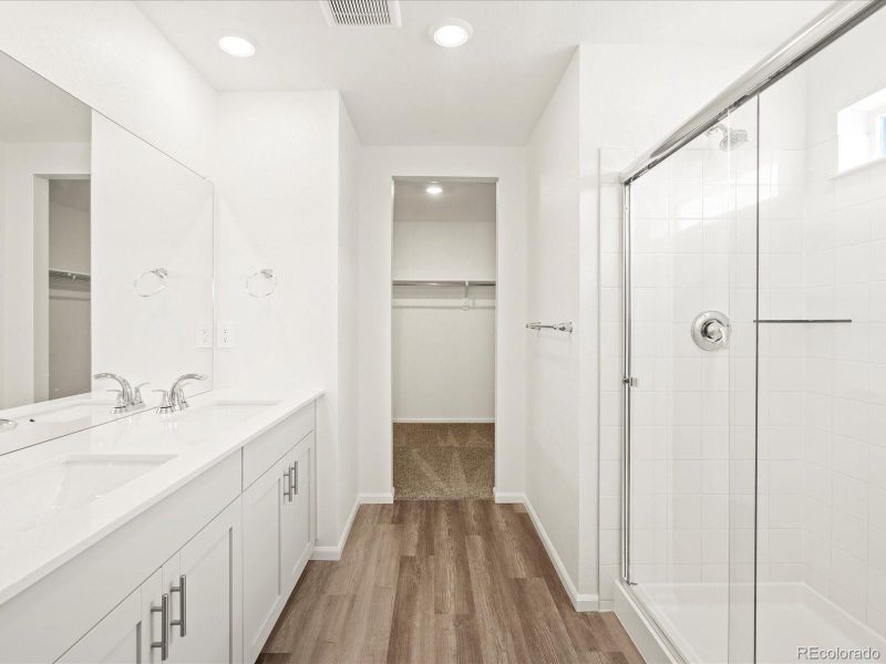 Furnished interior view inside a new home in Ridgeline Vista: The Flora Collection, Brighton (Image 6).