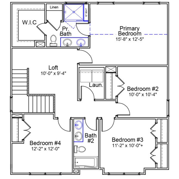 2D floor plan layout of this home in Ellington, Elgin, SC (Image 3). 2D floor plan layout of this home in Ellington, Elgin, SC (Image 3).
