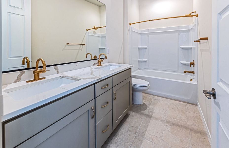 Furnished interior view inside a new home in Vistoso Canyon Estates, Oro Valley (Image 9).