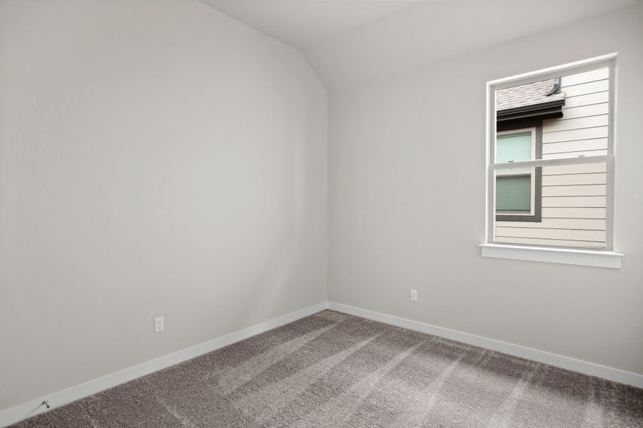 Bedroom in the Birch home plan by Trophy Signature Homes – REPRESENTATIVE PHOTO