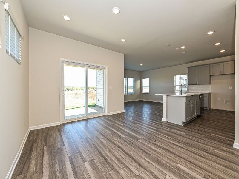 The main level is perfect for hosting dinner parties or relaxing with family.