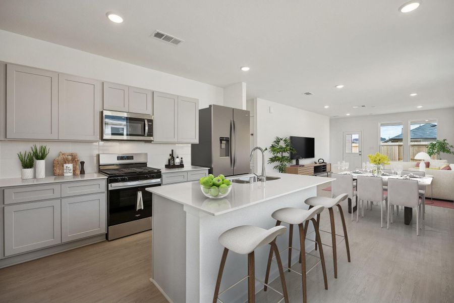 Furnished interior view inside a new home in Montgomery Bend, Montgomery (Image 5).