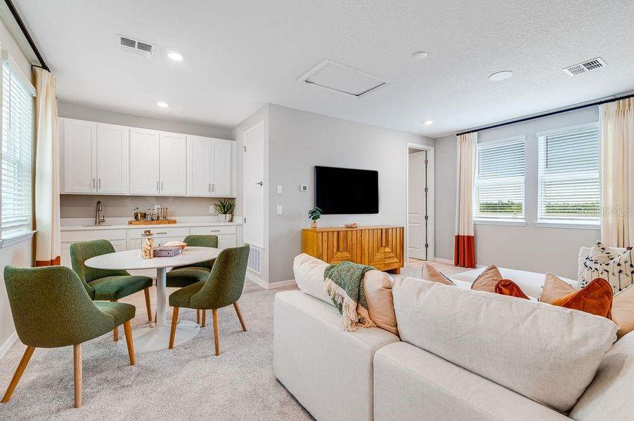 Furnished interior view inside a new home in The Waters at Center Lake Ranch, St. Cloud (Image 15).