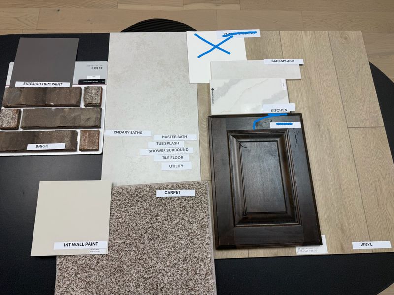Sample of building materials used in homes in Sunset Ridge, Cleburne (Image 4). Sample of building materials used in homes in Sunset Ridge, Cleburne (Image 4).