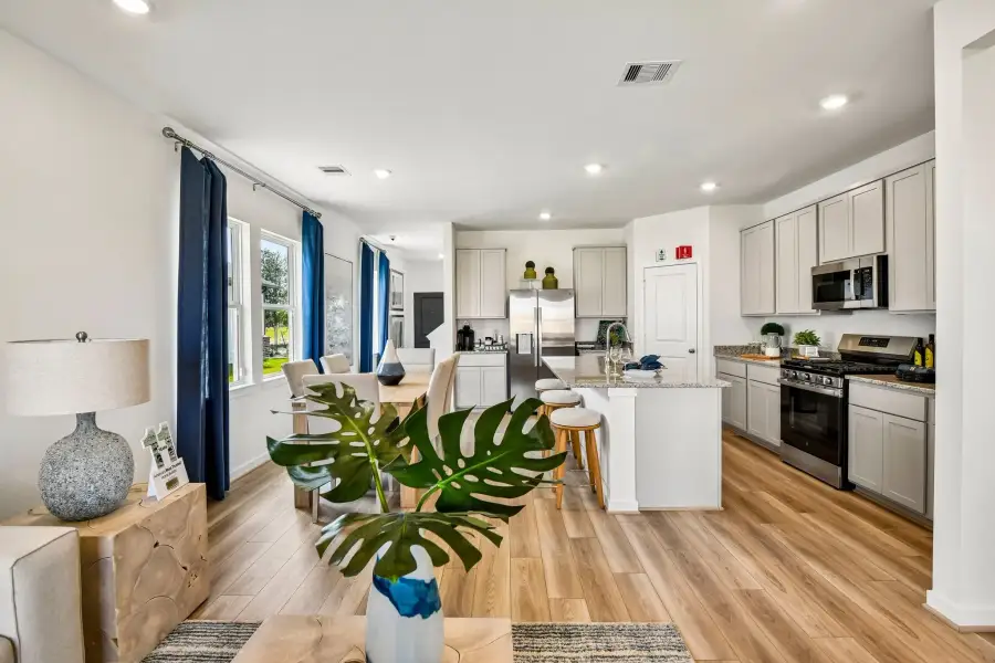 Furnished interior view inside a new home in Mason Woods, Cypress (Image 10).