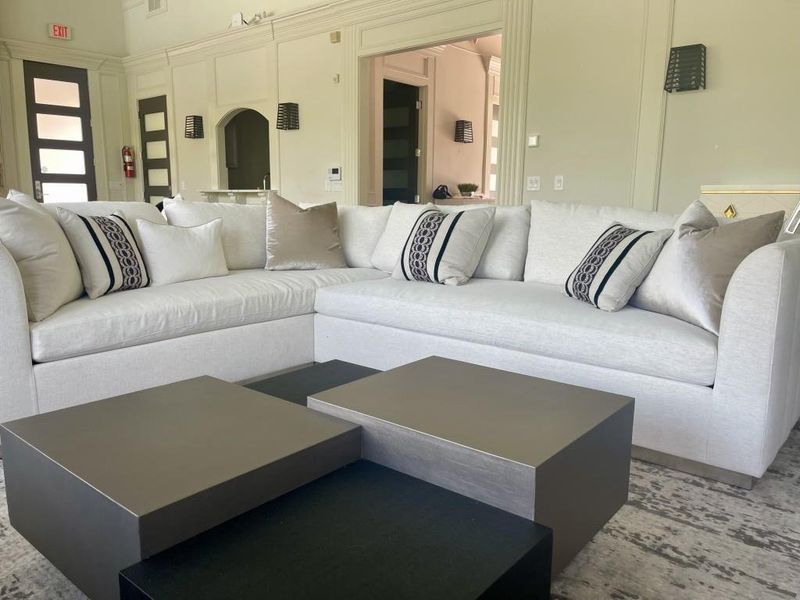 Furnished interior view inside a new home in Hamptons at Riverwood East, Dallas (Image 38).